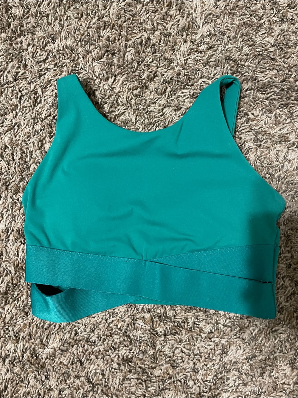 JoyLab Teal High-Neck Sports Bra
